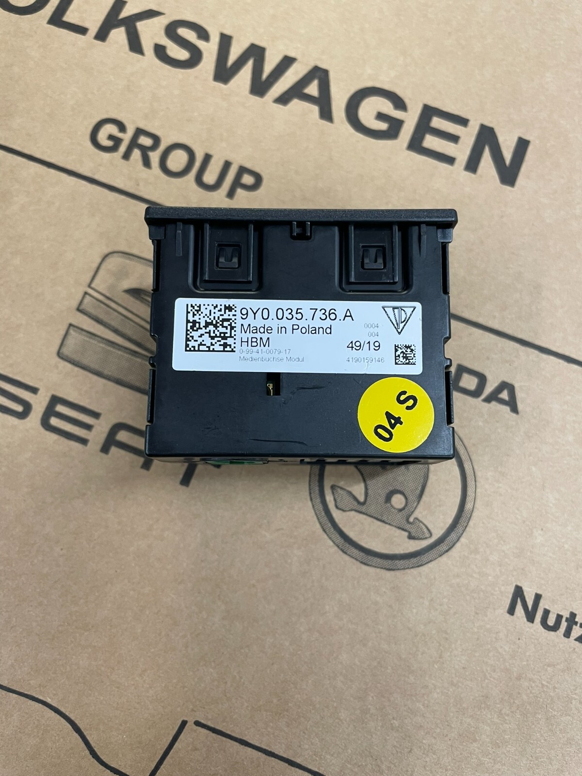 PORSCHE CAYENNE MACAN MULTIMEDIA SCHNITTSTELLE USB-C BUCHSEN 9Y0035736A Fast Neu - Obrázek 3