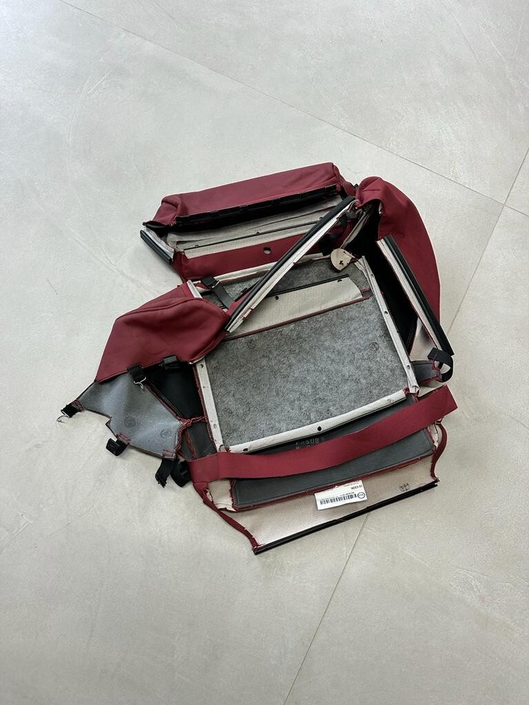 PORSCHE CAYENNE SITZBEZUG LEDER BORDEAUXROT GELOCHT KOMFORTSITZ 9Y0881406AM 0G6 - Obrázek 10