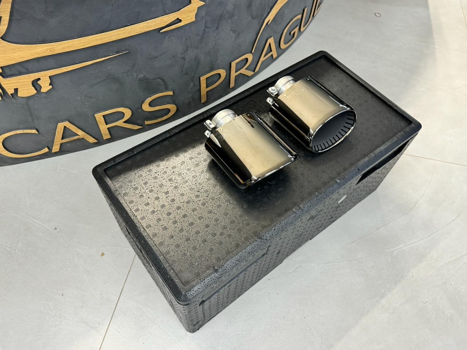 PORSCHE CAYENNE SPORT AUSPUFF ENDROHR SCHWARZ 9Y3253823D 9Y3253824D ORIG NEU!! - Obrázek 11