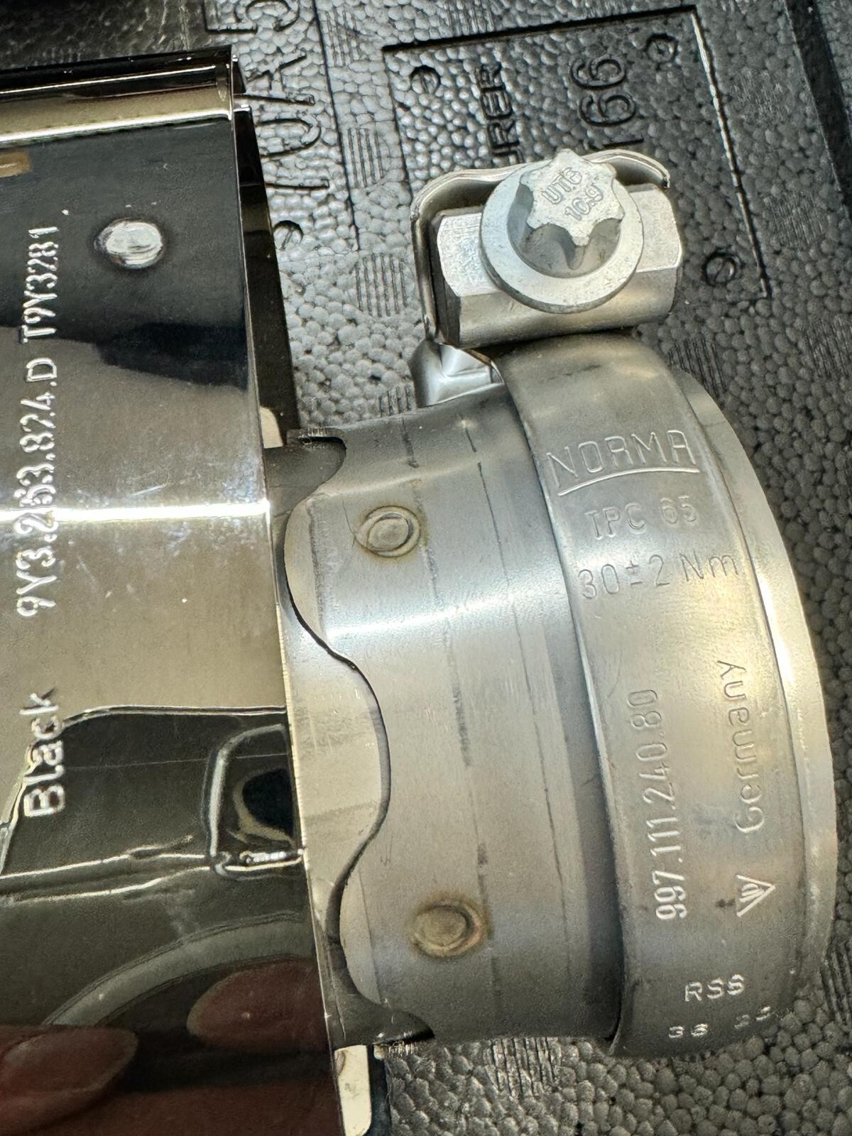 PORSCHE CAYENNE SPORT AUSPUFF ENDROHR SCHWARZ 9Y3253823D 9Y3253824D ORIG NEU!! - Obrázek 15