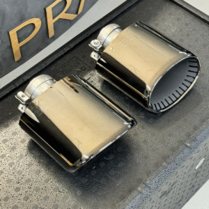 PORSCHE CAYENNE SPORT AUSPUFF ENDROHR SCHWARZ 9Y3253823D 9Y3253824D ORIG NEU!!