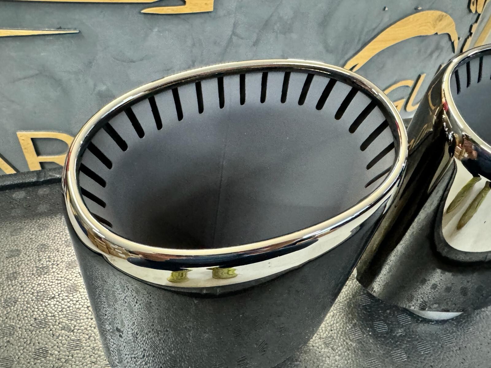 PORSCHE CAYENNE SPORT AUSPUFF ENDROHR SCHWARZ 9Y3253823D 9Y3253824D ORIG NEU!! - Obrázek 9