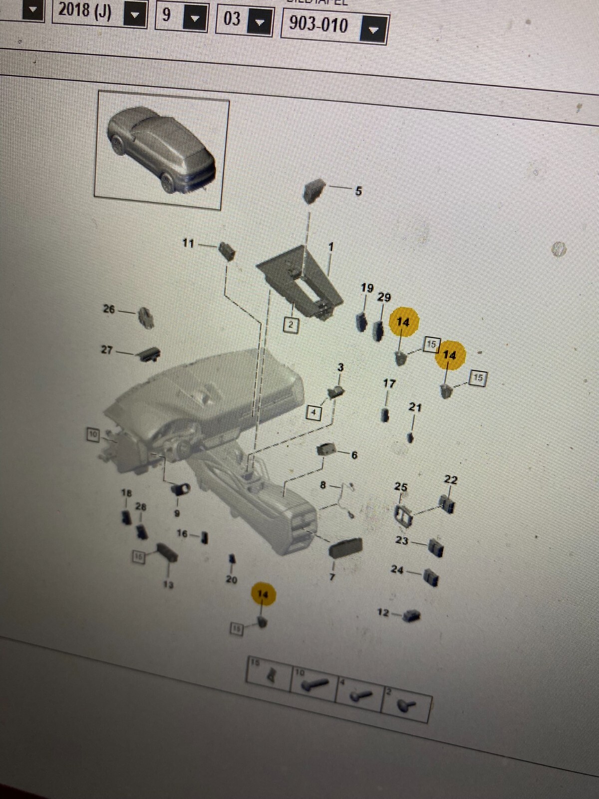 PORSCHE SCHALTER FUR ELEKTRISCHEN FENSTERHEBER 971959855C ORIGINAL NEU!!! - Obrázek 14