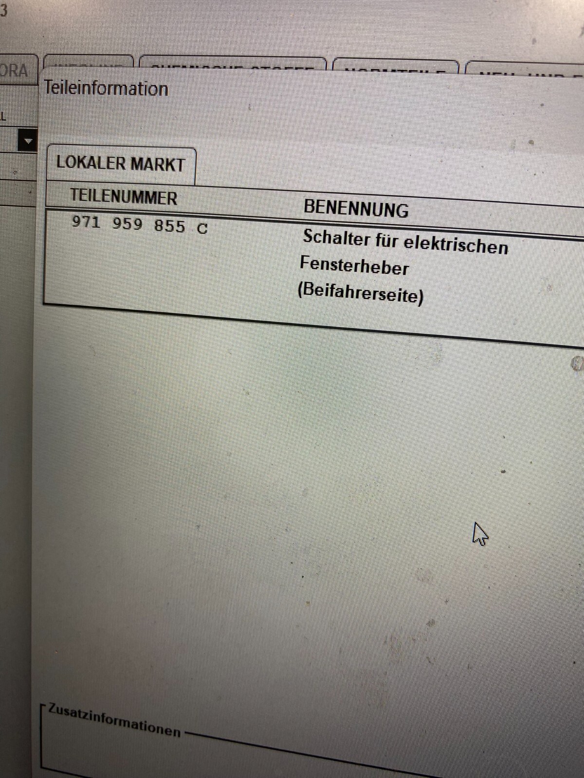 PORSCHE SCHALTER FUR ELEKTRISCHEN FENSTERHEBER 971959855C ORIGINAL NEU!!! - Obrázek 15