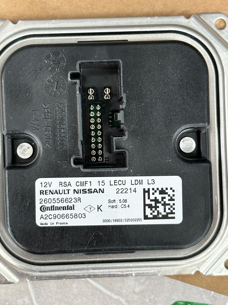 RENAULT NISSAN SCHEINWERFERMODUL A2C90665803 260556623R HEADLIGHT UNIT - Obrázek 6