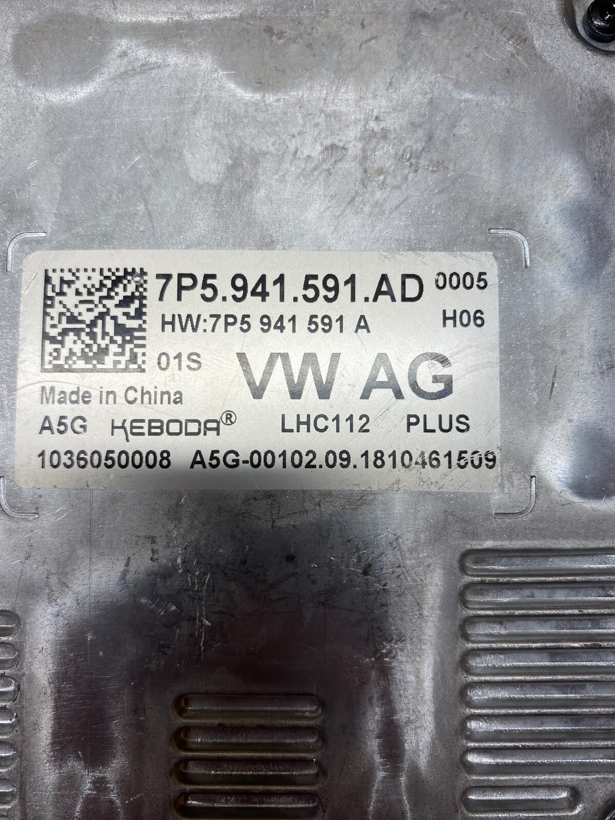 SKODA KODIAQ.... KEBODA LED STEUERGERÄT,LEISTUNGSMODUL 7P5941591AD ORIG.NEU!! - Obrázek 4