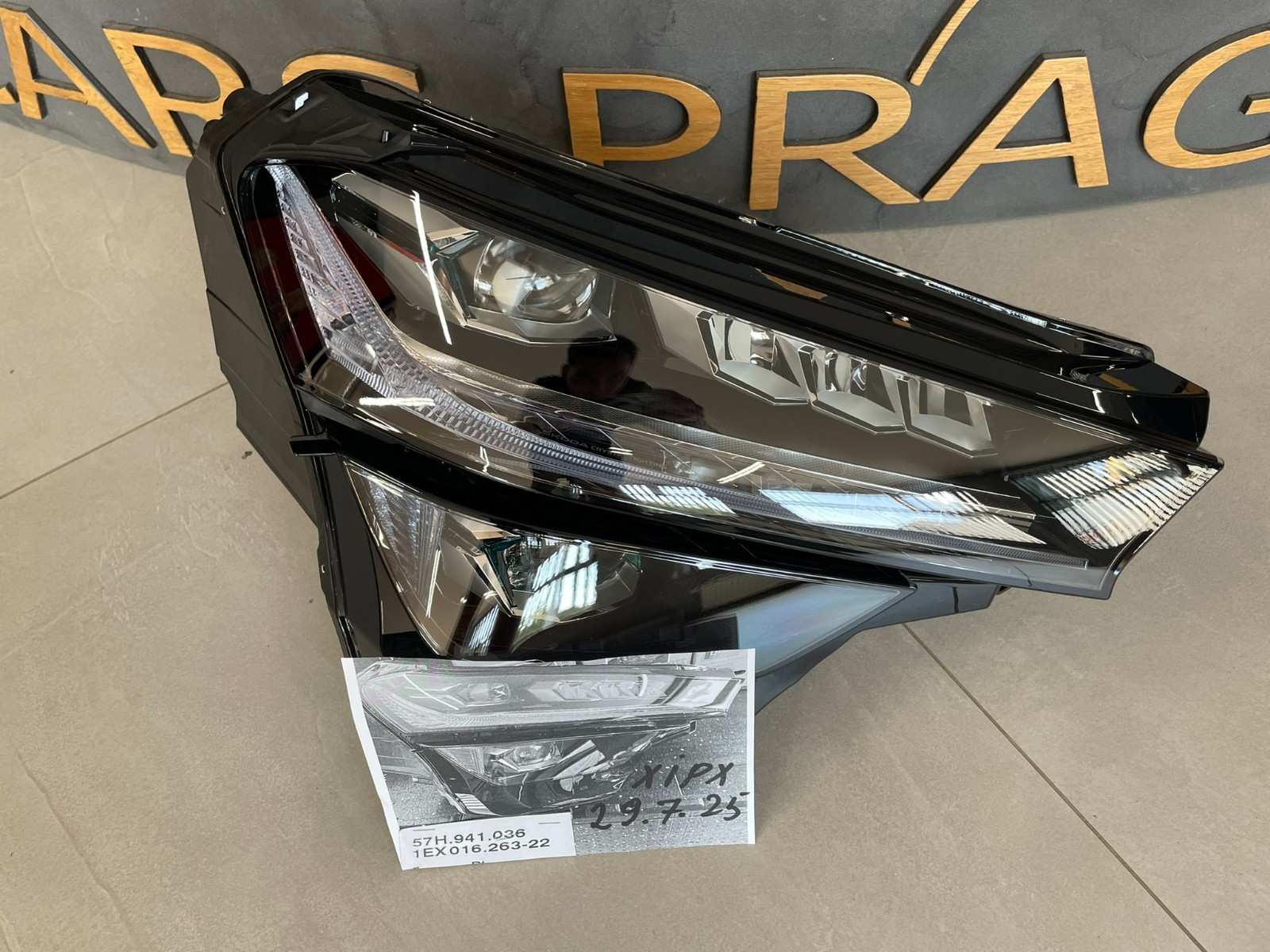 ŠKODA KODIAQ SCHEINWERFER VOLL LED RECHTS KOMPLET 57H941036 = 57H941078 ORIGINAL - Obrázek 21