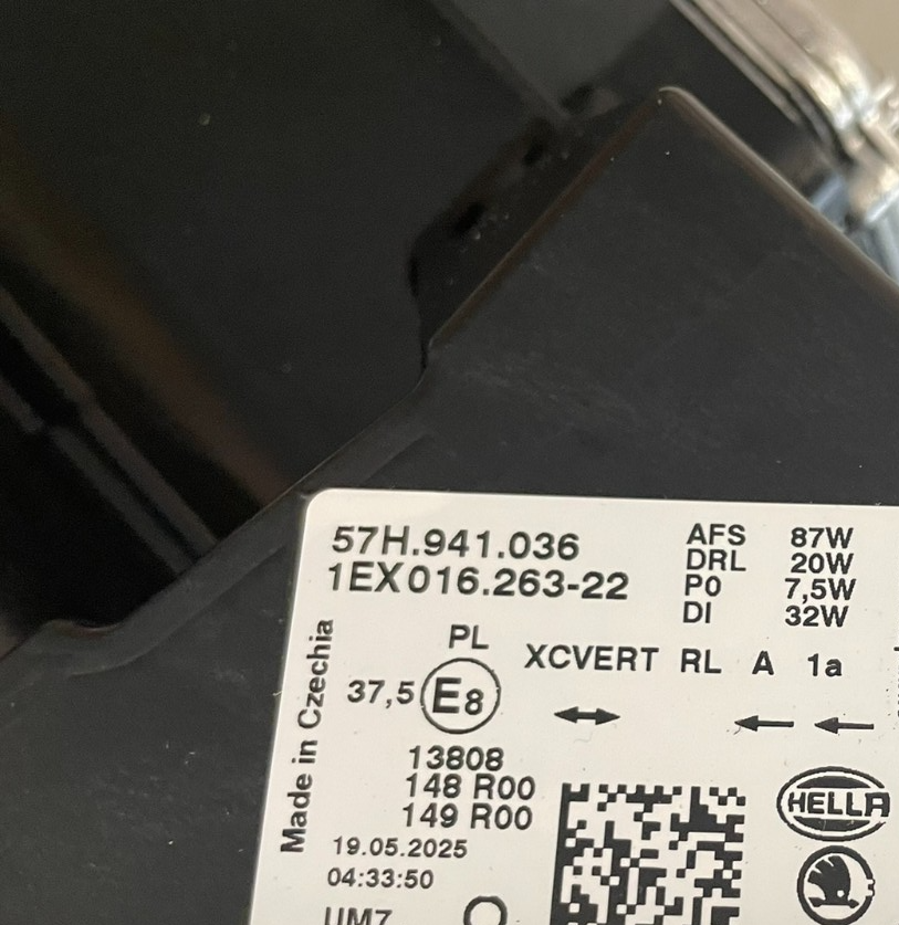 ŠKODA KODIAQ SCHEINWERFER VOLL LED RECHTS KOMPLET 57H941036 = 57H941078 ORIGINAL - Obrázek 4
