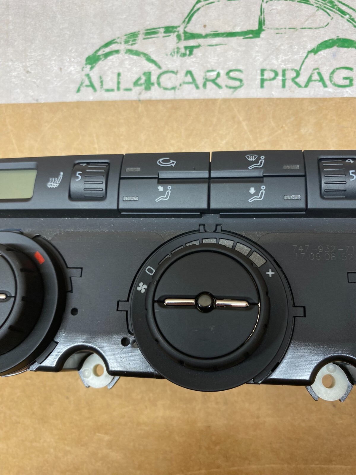 SKODA OCTAVIA II HEIZUNGSREGULIERUNG KLIMA BEDIENTEIL SITZHEIZUNG 1Z0907044AC - Obrázek 4