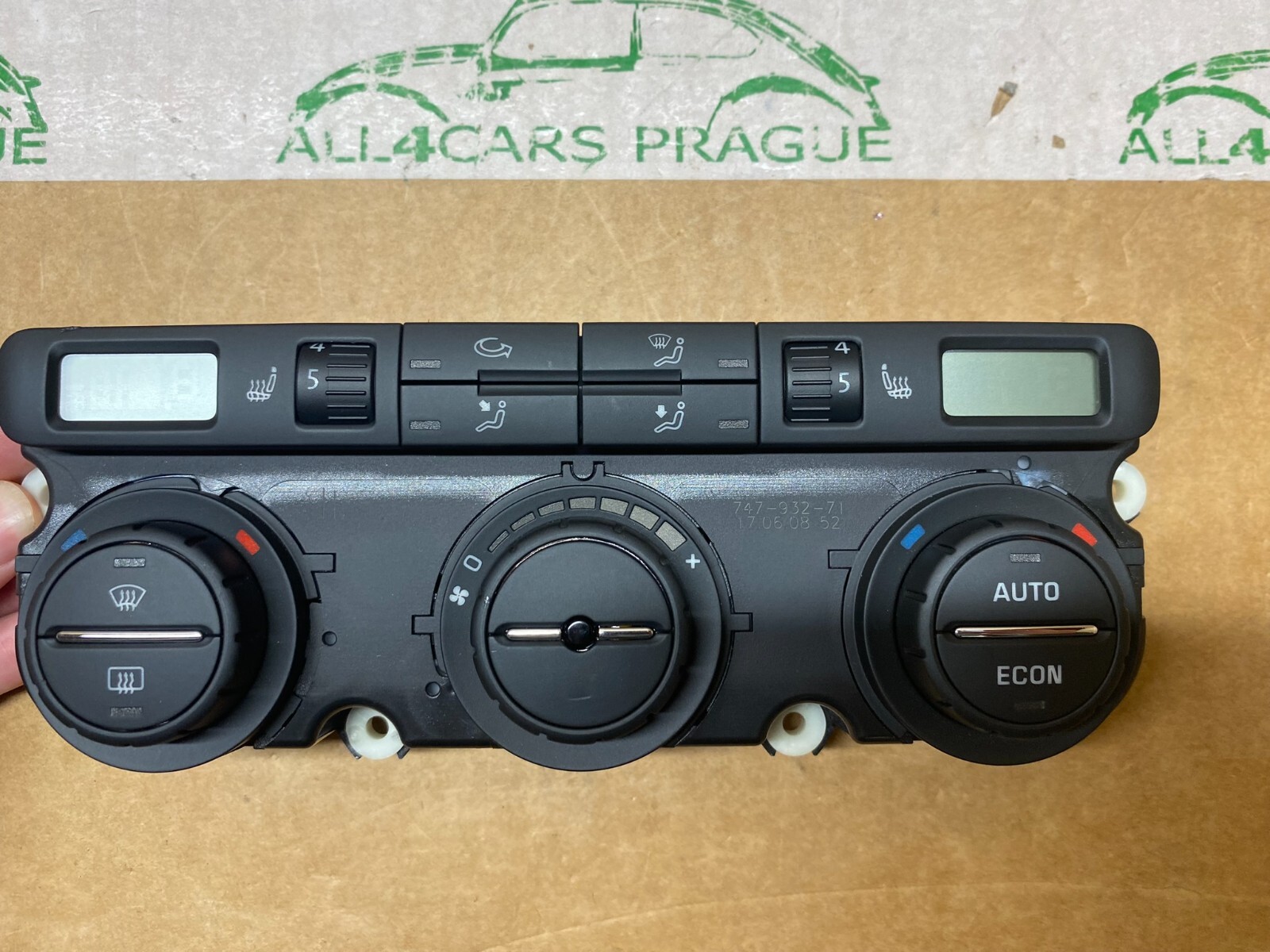 SKODA OCTAVIA II HEIZUNGSREGULIERUNG KLIMA BEDIENTEIL SITZHEIZUNG 1Z0907044AC - Obrázek 6