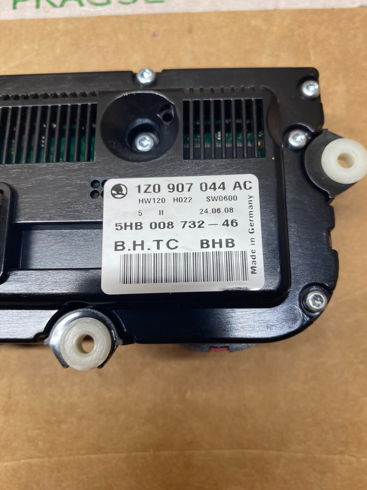 SKODA OCTAVIA II HEIZUNGSREGULIERUNG KLIMA BEDIENTEIL SITZHEIZUNG 1Z0907044AC - Obrázek 9