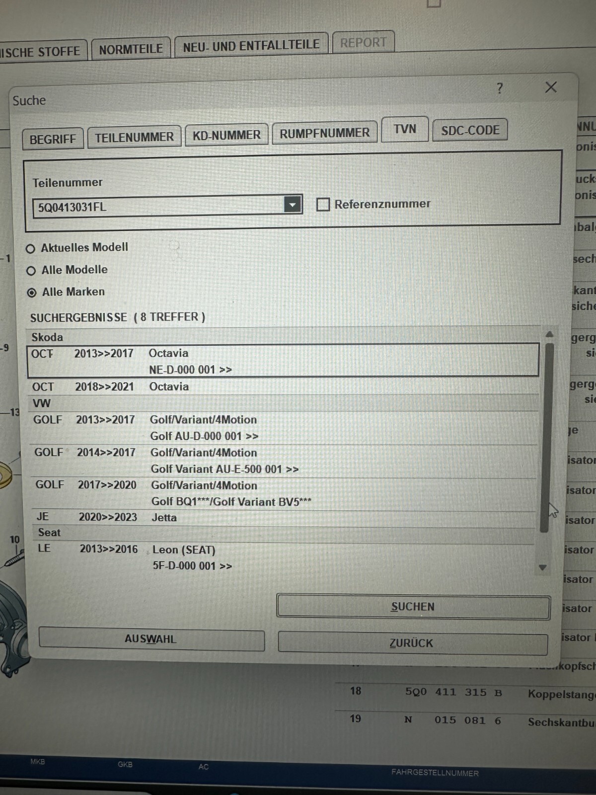 SKODA STOßDÄMPFER 5Q0413031FL STOßDÄMPFER ELEKTRONISCH GEREGELT !ORIGINAL SKODA! - Obrázek 6