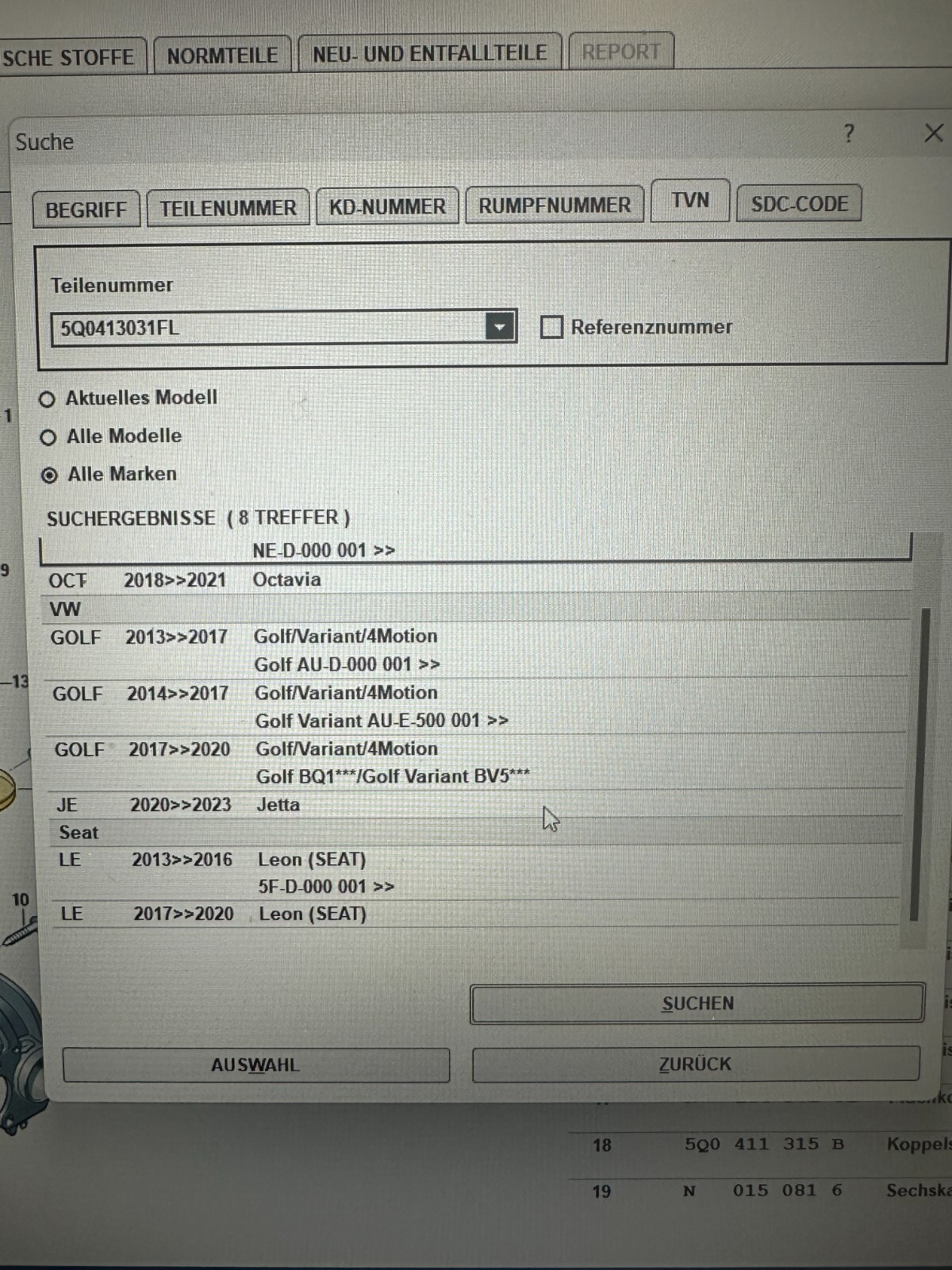 SKODA STOßDÄMPFER 5Q0413031FL STOßDÄMPFER ELEKTRONISCH GEREGELT !ORIGINAL SKODA! - Obrázek 7