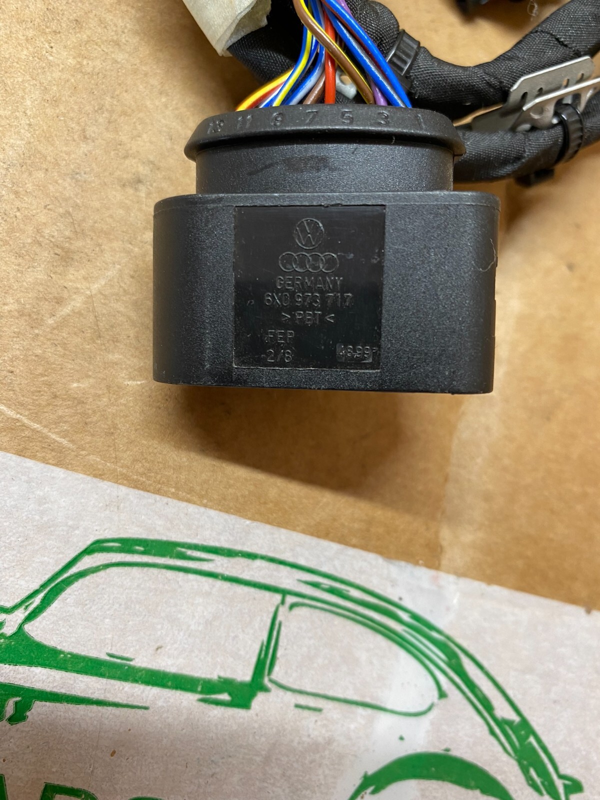 SKODA SUPERB III PDC LEITUNGSSATZ FÜR STOSSFÄNGER HINTEN 3V9971104D ORIG.NEU!! - Obrázek 9