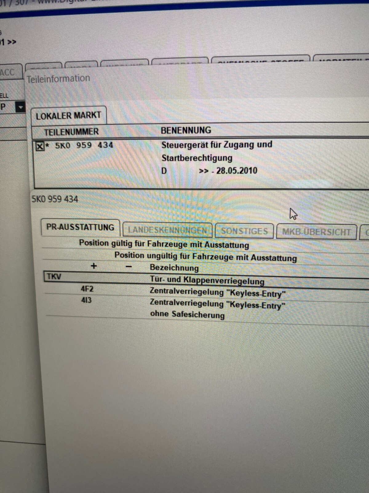 SKODA VW STEUERGERÄT ZUGANG KESSY STARTBERECHTIGUNG 5K0959434 FAST NEU DEM T CAR - Obrázek 16