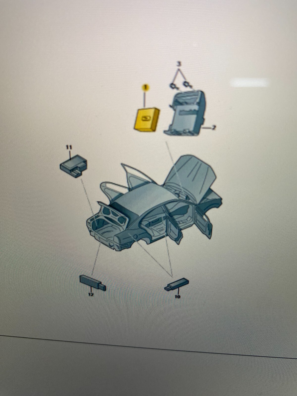 SKODA VW STEUERGERÄT ZUGANG KESSY STARTBERECHTIGUNG 5K0959434 FAST NEU DEM T CAR - Obrázek 9