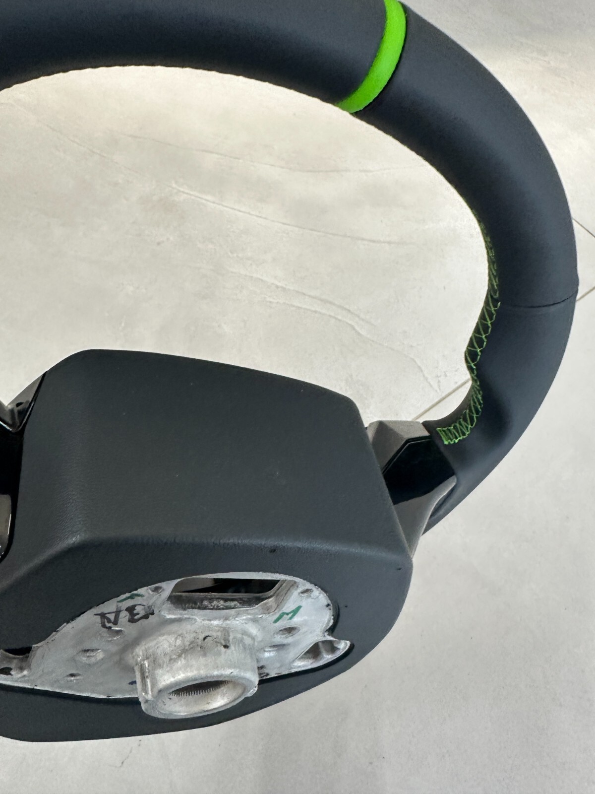 STEERING WHEEL LAMBORGHINI HURACAN STO SPORT LEDER LENKRAD GRÜNE STREIFEN NÄHT - Obrázek 16