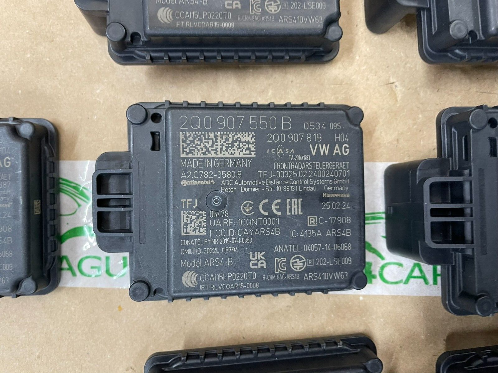 VOLKSWAGEN ACC STEUERGERÄT FÜR ABSTANDSREGELUNG RADARSENSOR 2Q0907550B ORIG NEU - Obrázek 11