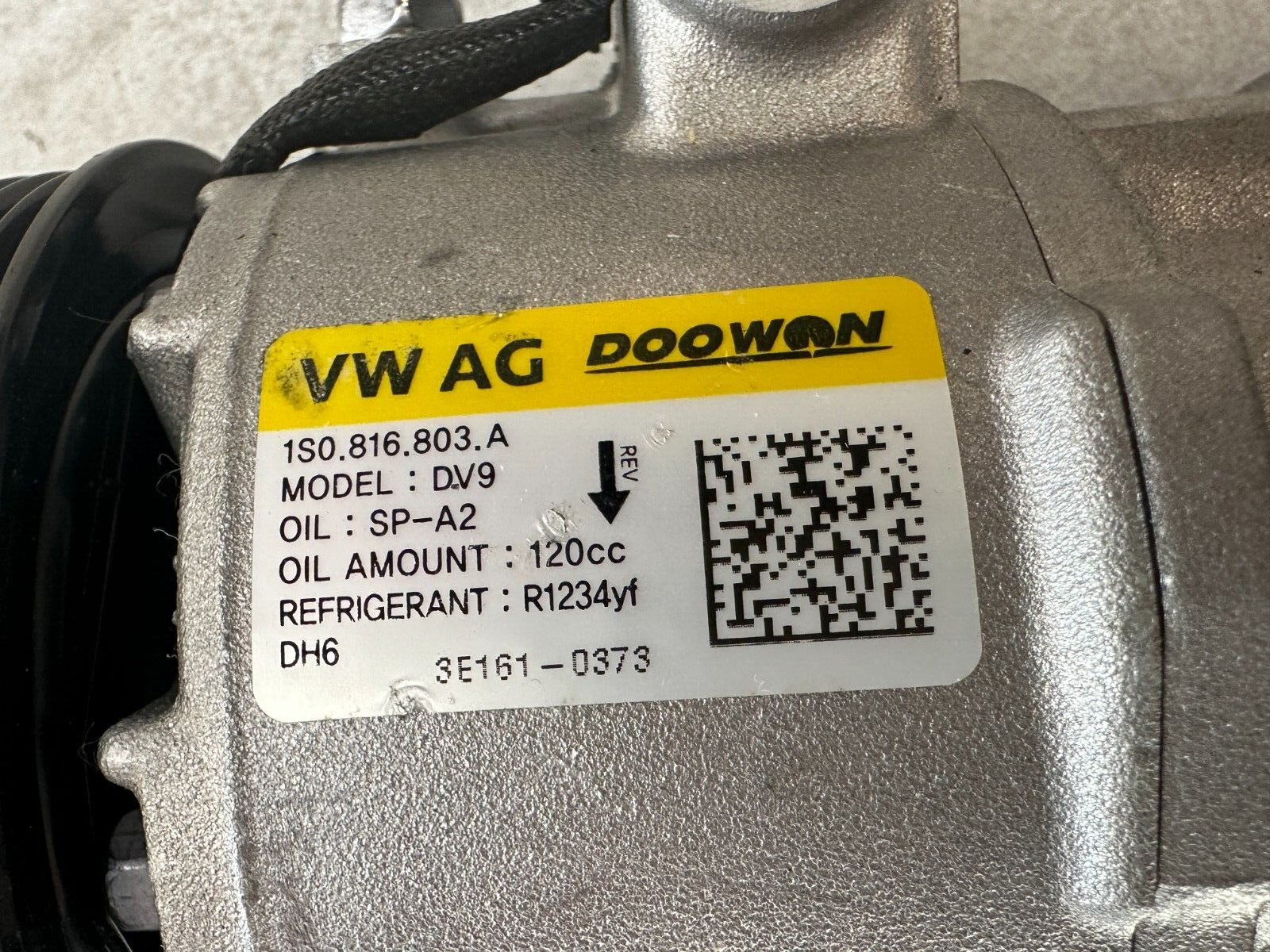 VOLKSWAGEN UP KLIMAKOMPRESSOR 1S0816803A - ORIG.NEU - BITTE ALLE FOTOS GUCKEN .. - Obrázek 19