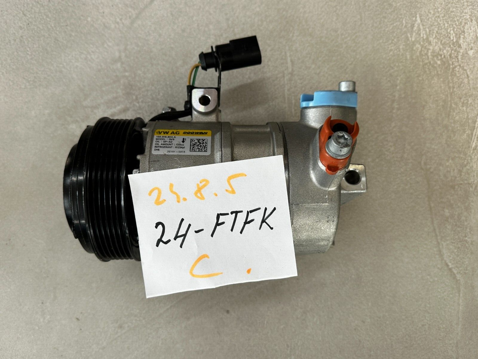 VOLKSWAGEN UP KLIMAKOMPRESSOR 1S0816803A - ORIG.NEU - BITTE ALLE FOTOS GUCKEN .. - Obrázek 21
