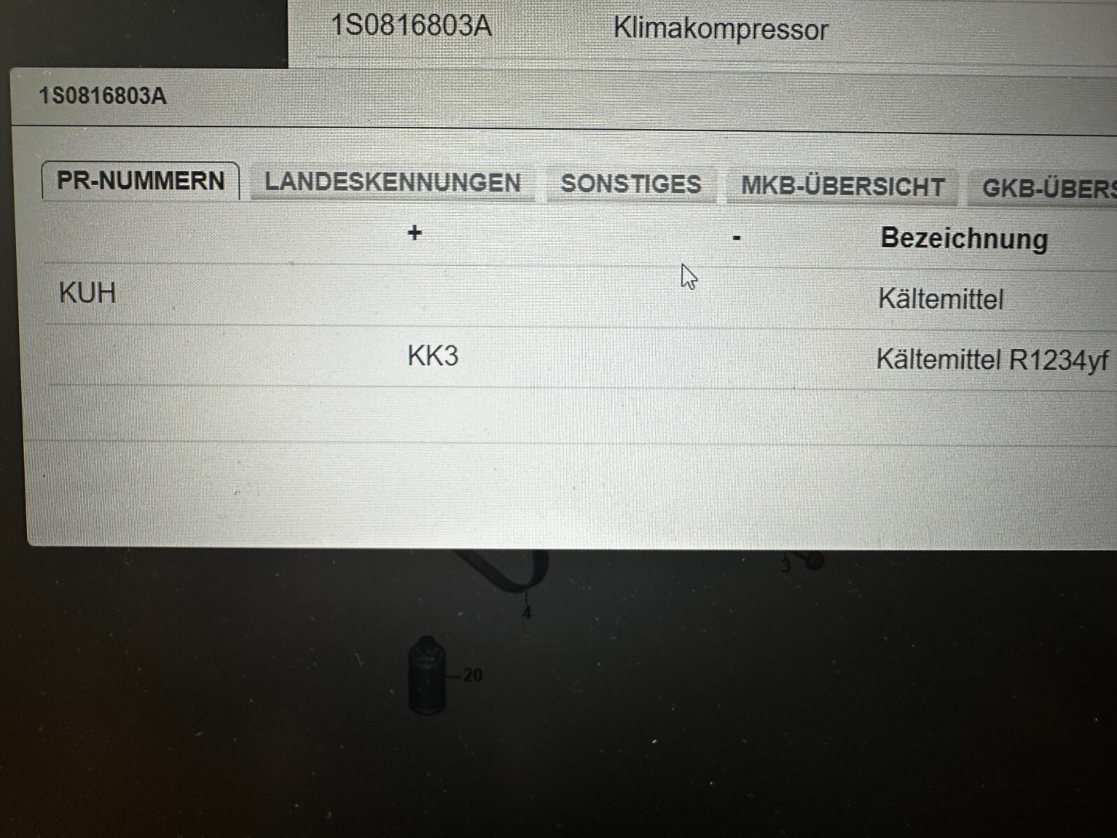 VOLKSWAGEN UP KLIMAKOMPRESSOR 1S0816803A - ORIG.NEU - BITTE ALLE FOTOS GUCKEN .. - Obrázek 25