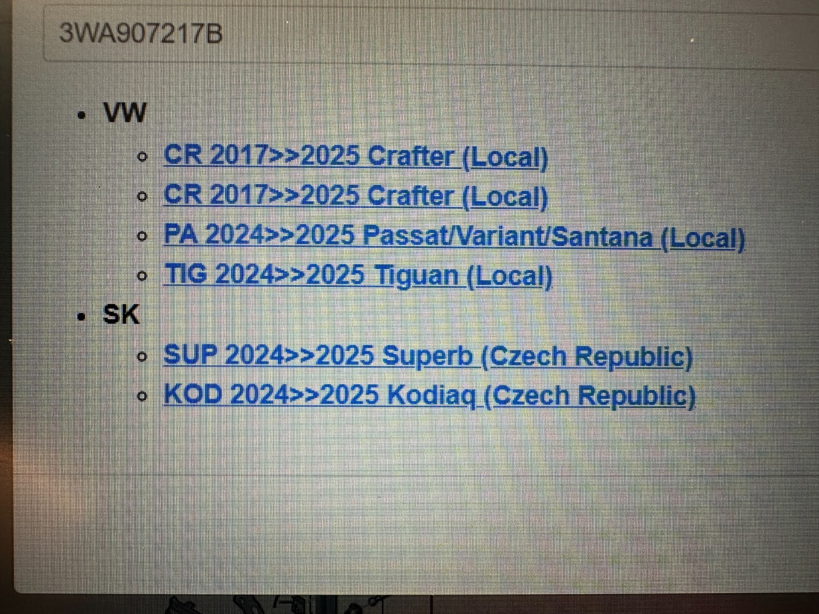 VOLKWAGEN ŠKODA FRONTKAMERA MULTIFUNKTIONSKAMERA FRONTGLASS 3WA907217B TEST CAR - Obrázek 5