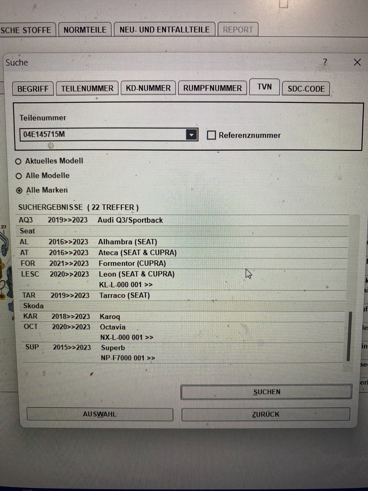 VW AUDI ŠKODA SEAT TURBOLADER 04E145715M = 04E145873G ORIG.VW NEU 04E145715M - Obrázek 8