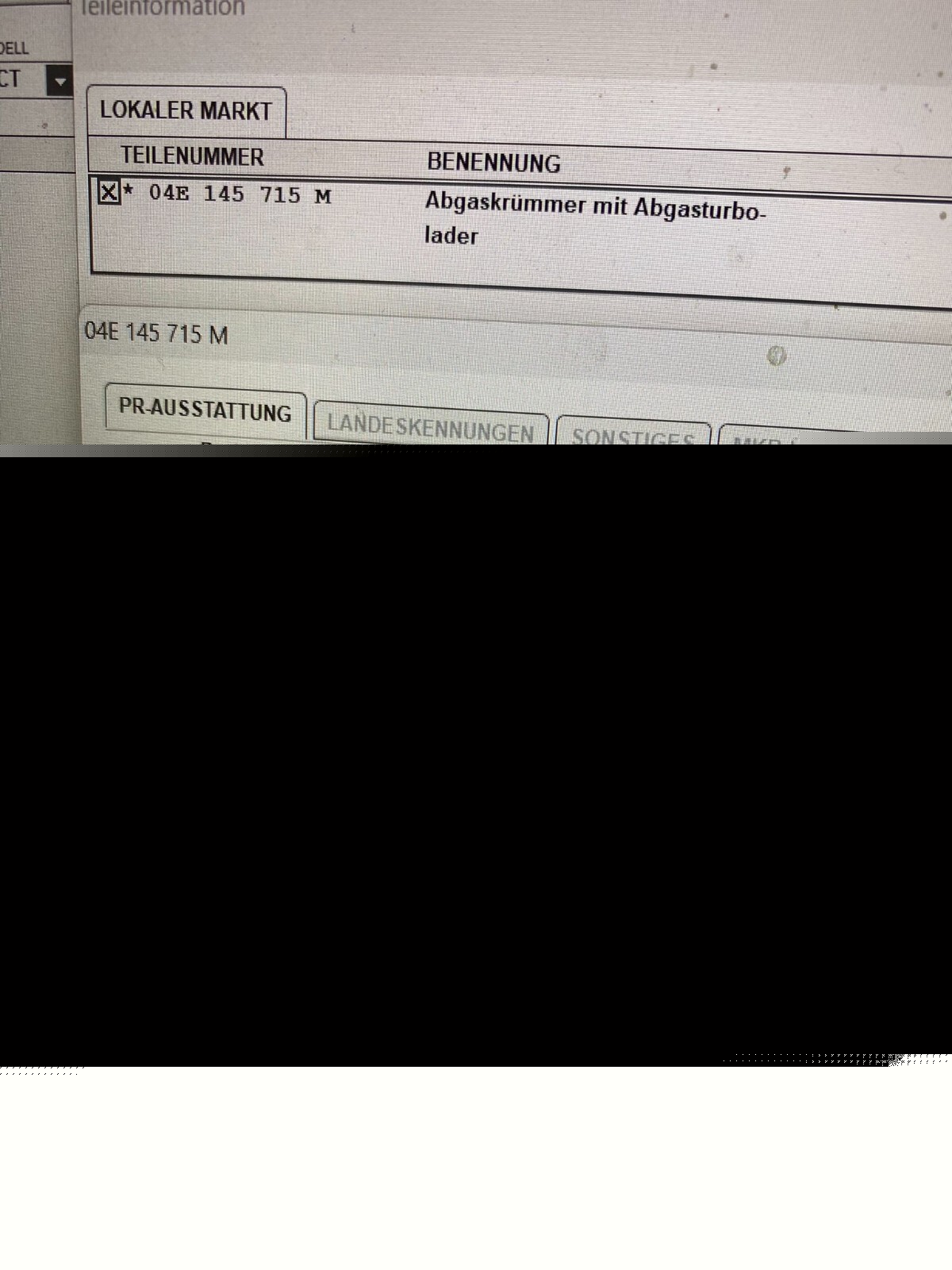 VW AUDI ŠKODA SEAT TURBOLADER 04E145715M = 04E145873G ORIG.VW NEU 04E145715M - Obrázek 9