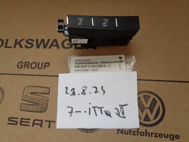 VW GOLF 7 DRUCKTASTEN SCHALTER PDC PLA 5G1927238F Fast Neu d v Test Wagen ORIG. - Obrázek 12