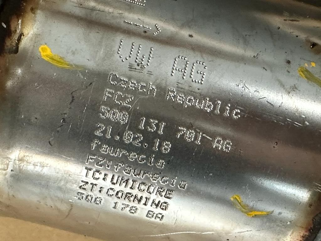 VW KAT Katalysator Abgasanlage Abgasrohr 5Q0131701AG 5Q0253059FL Original VW Neu - Obrázek 11