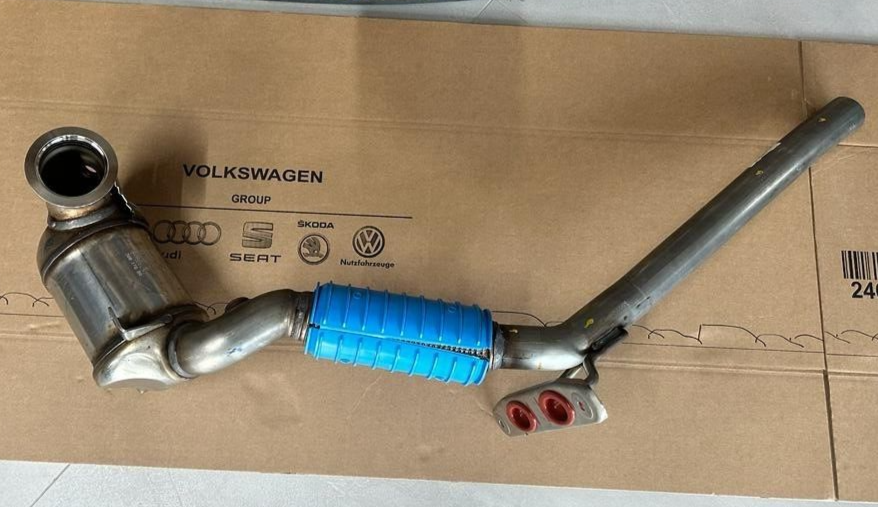 VW KAT Katalysator Abgasanlage Abgasrohr 5Q0131701AG 5Q0253059FL Original VW Neu - Obrázek 3