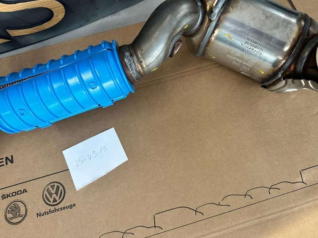 VW KAT Katalysator Abgasanlage Abgasrohr 5Q0131701AG 5Q0253059FL Original VW Neu - Obrázek 6