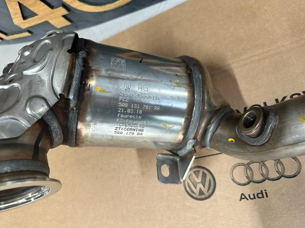 VW KAT Katalysator Abgasanlage Abgasrohr 5Q0131701AG 5Q0253059FL Original VW Neu - Obrázek 8