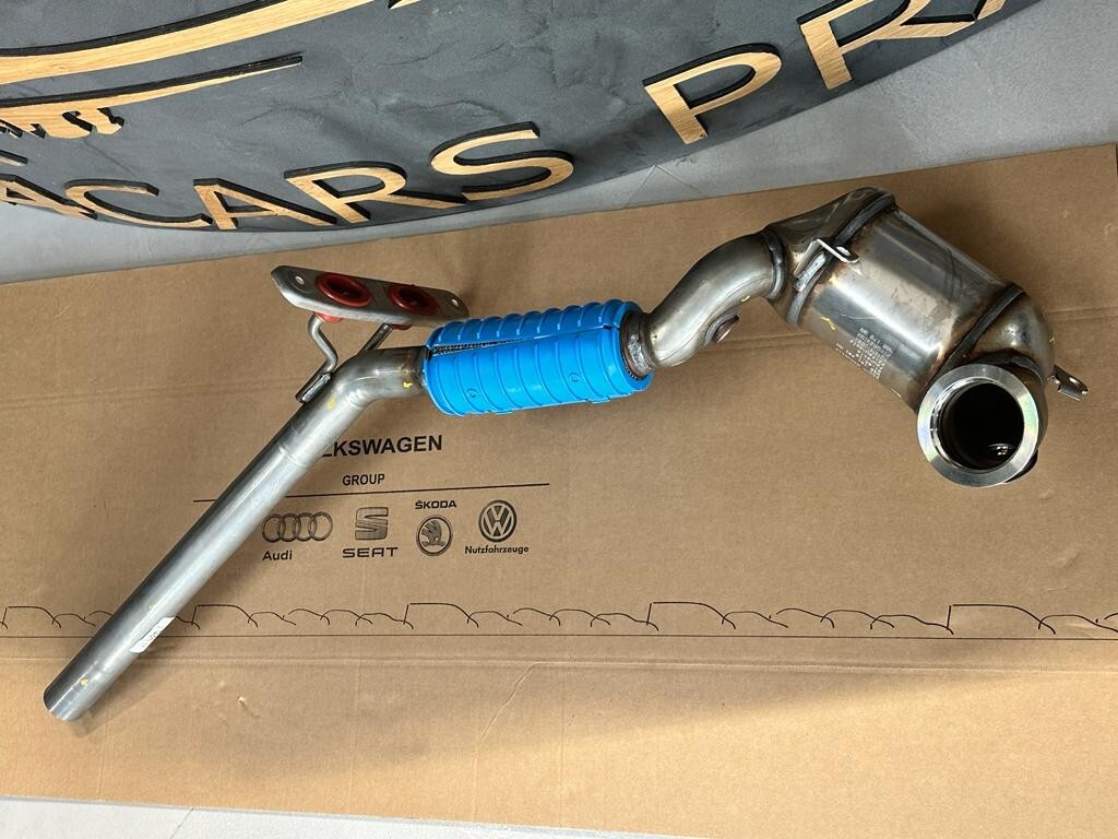 VW KAT Katalysator Abgasanlage Abgasrohr 5Q0131701AG 5Q0253059FL Original VW Neu - Obrázek 9