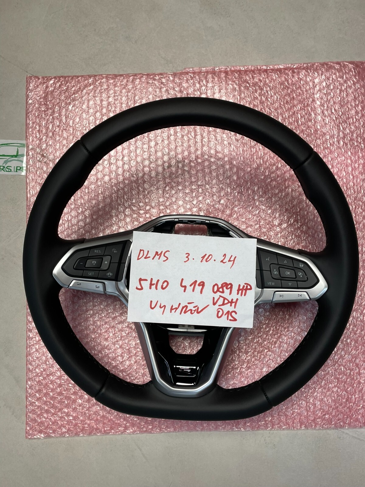 VW LENKRAD SPORT VW GOLF VW TIGUAN LENKRAD LOGO R BEHEIZT 5H0419089HP Fast Neu - Obrázek 25