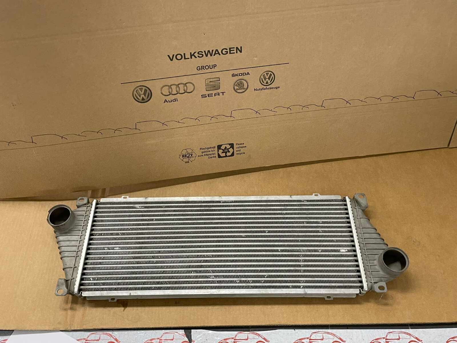 VW LT LADELUFTKÜHLER 2D0145805 DEMONT VOM TEST WAGEN ORIGINAL TEIL