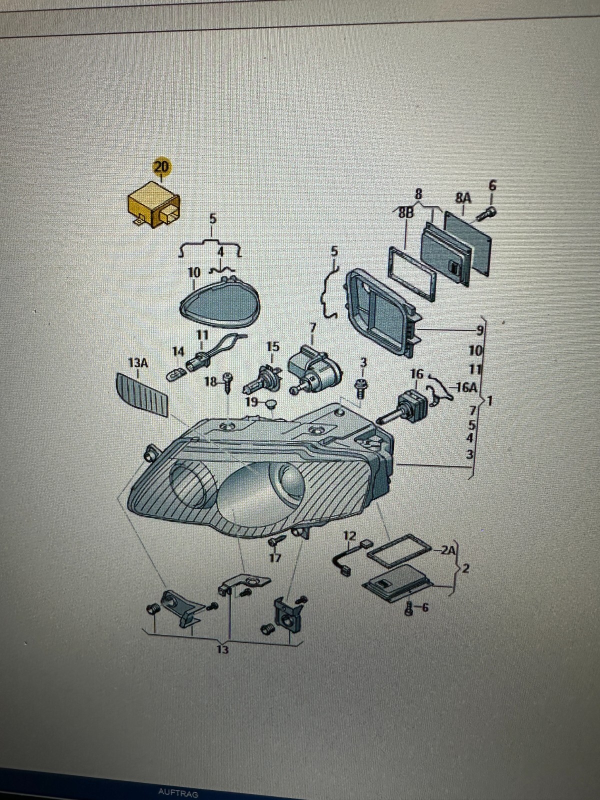 VW PASSAT B8 STEUERGERÄT LEUCHT WEITEN REGULIERUNG AFS UNIT 5M0907357 ORIG! - Obrázek 14