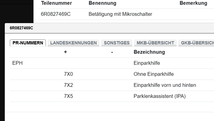 VW PASSAT GOLF EOS HECKKLAPPENGRIFF MIT MIKROSCHALTER LOGO 6R0827469C TEST CAR - Obrázek 10