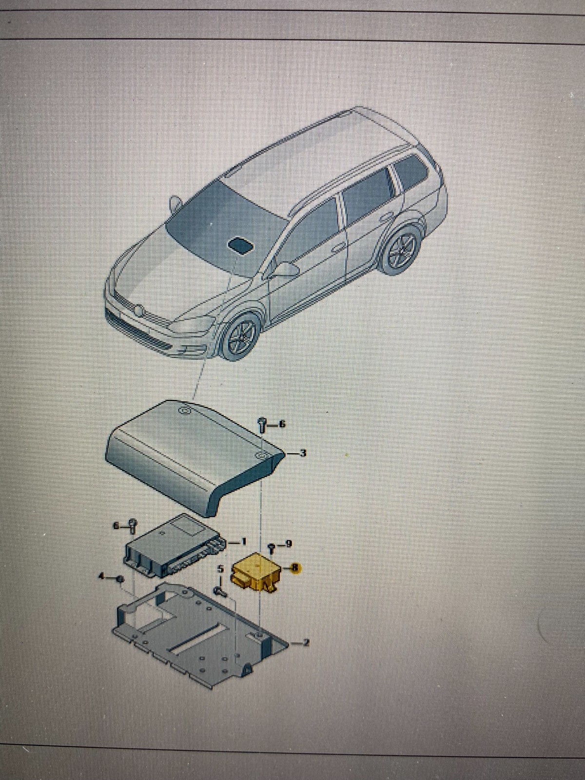 VW SKODA SEAT STEUERGERÄT START STOP SPANNUNGSSTABILISATOR 3AA919041 ORIG.NEU!! - Obrázek 12