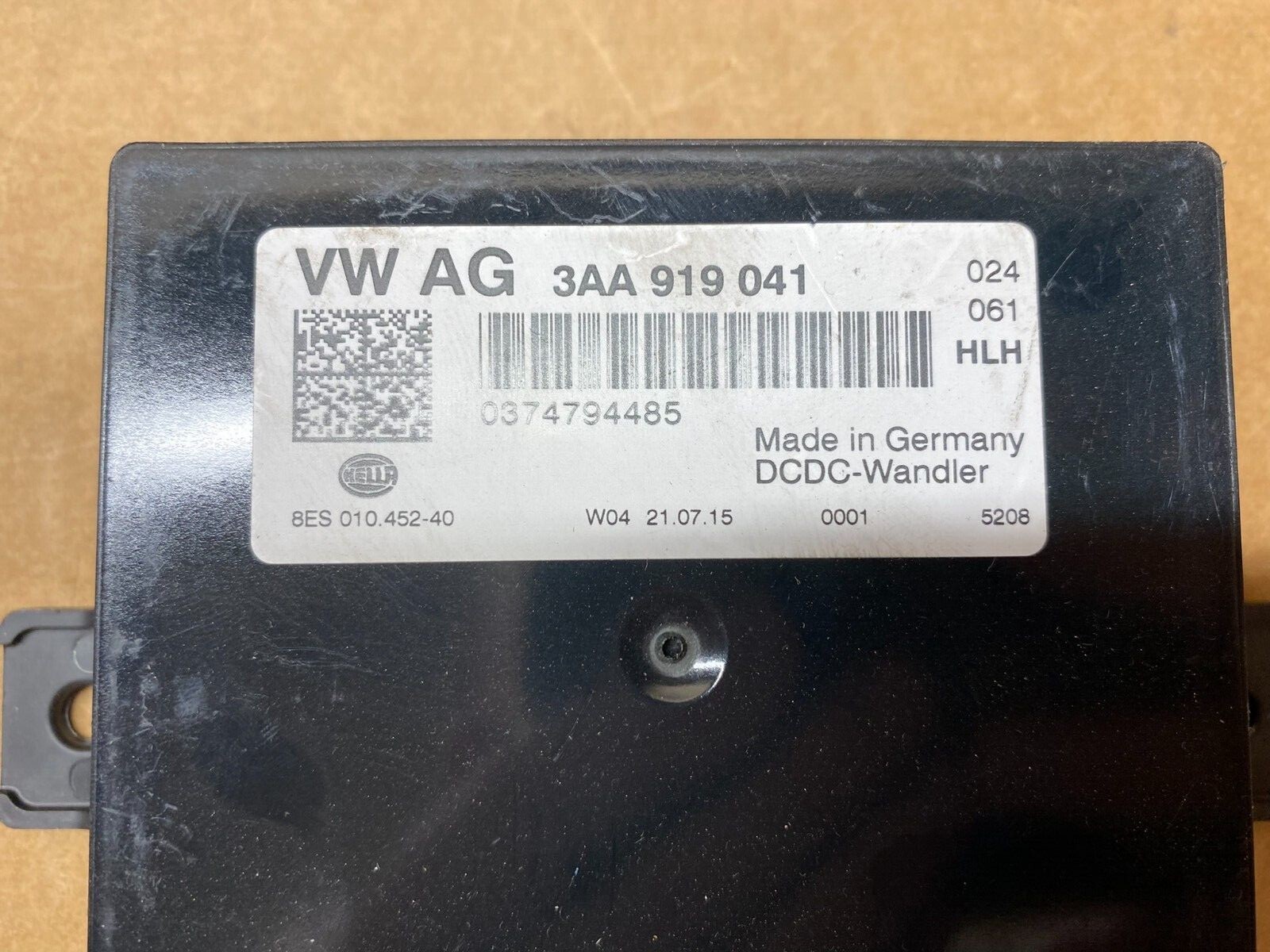 VW SKODA SEAT STEUERGERÄT START STOP SPANNUNGSSTABILISATOR 3AA919041 ORIG.NEU!! - Obrázek 3