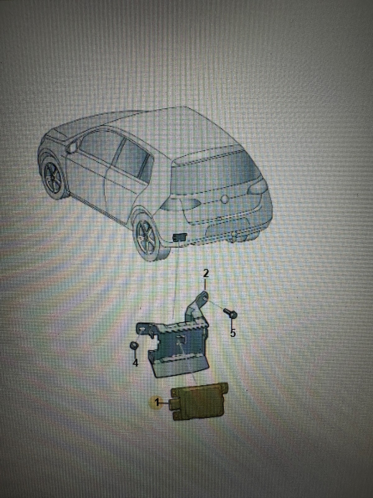 VW SKODA STEUERGERÄT FÜR SPURWECHSLER ASSISTENT 5Q0907685B Fast Neu dem Test Car - Obrázek 3