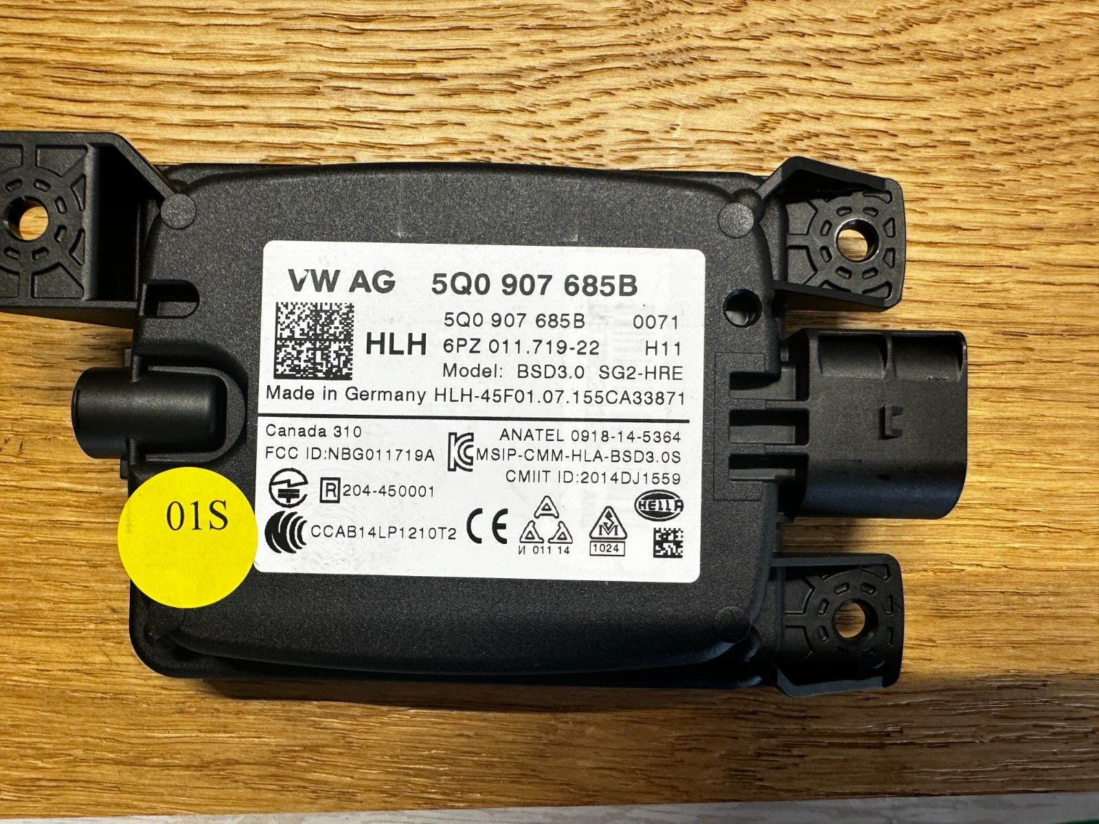 VW SKODA STEUERGERÄT FÜR SPURWECHSLER ASSISTENT 5Q0907685B Fast Neu dem Test Car - Obrázek 8