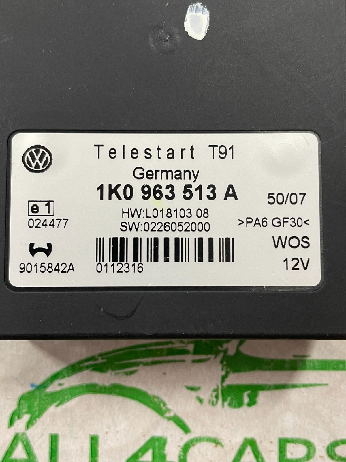 VW STANDHEIZUNG WEBASTO STEUERGERÄT 1K0963513A =7N0963513=7N096351A,B Fast Neu.. - Obrázek 4