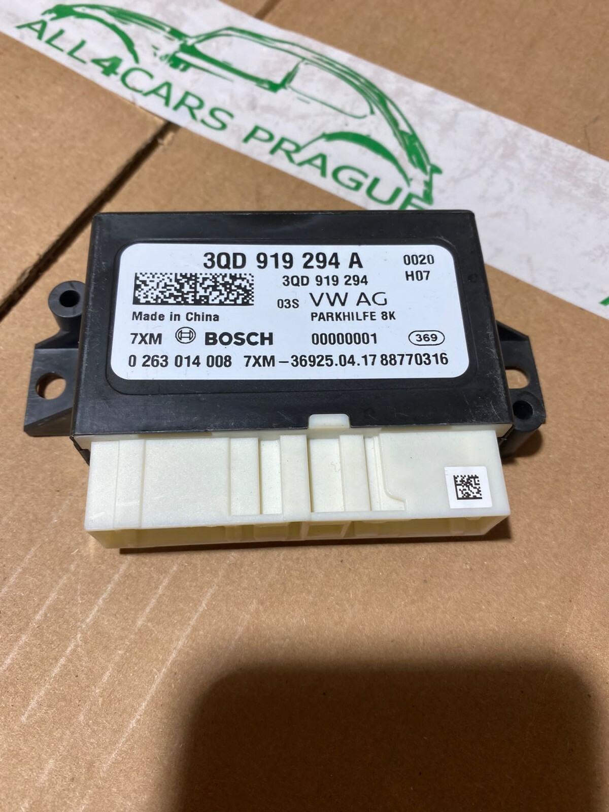 VW TIGUAN 2 STEUERGERÄT EINPARKHILFE PARKHILFE PDC 3QD919294A ORIG.NEU!!