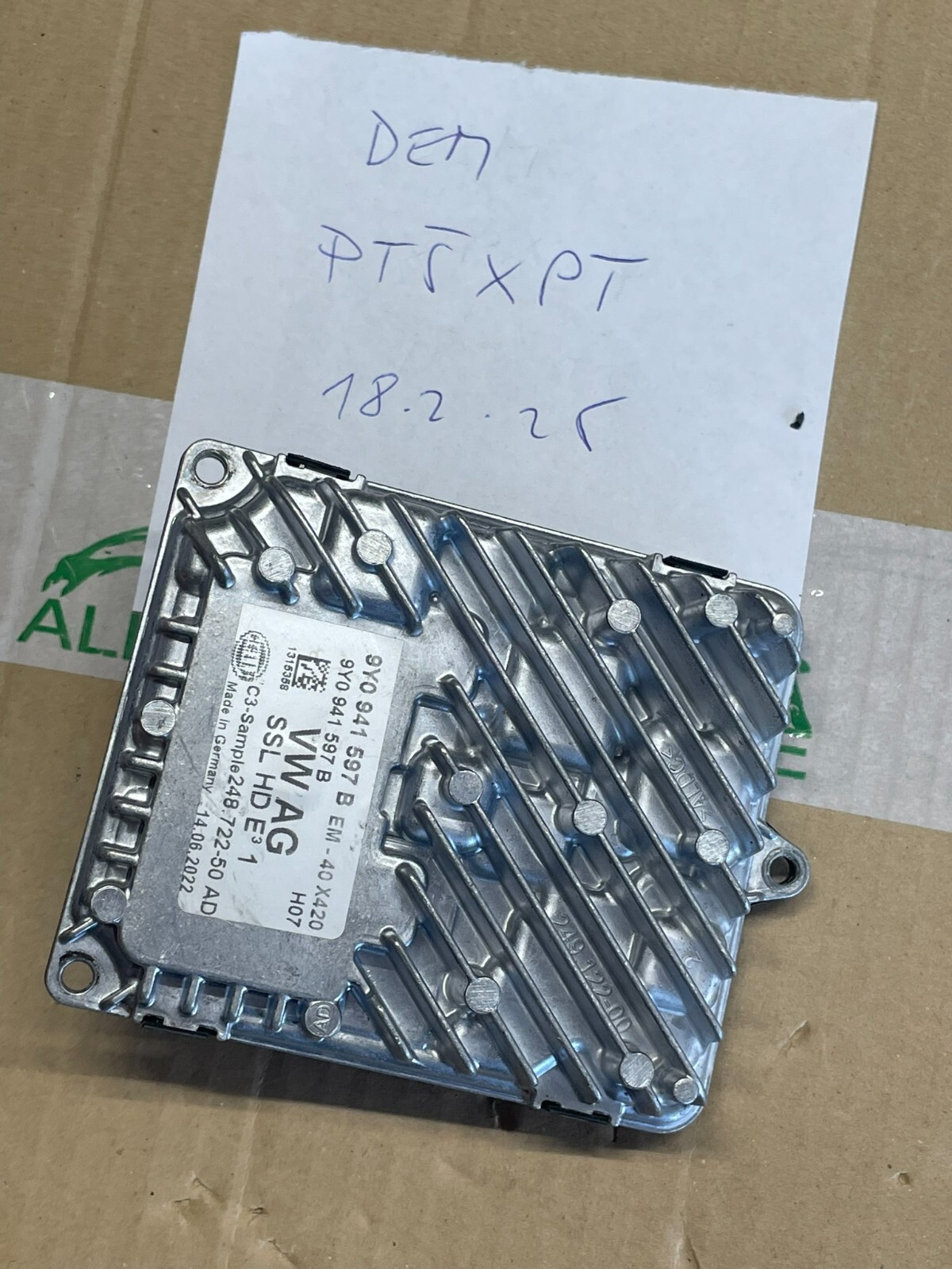 VW TIGUAN 2024 SCHEINWERFER STEUERGERÄT 9Y0941597B DEMONT VOM TEST WAGEN ORIG VW - Obrázek 15