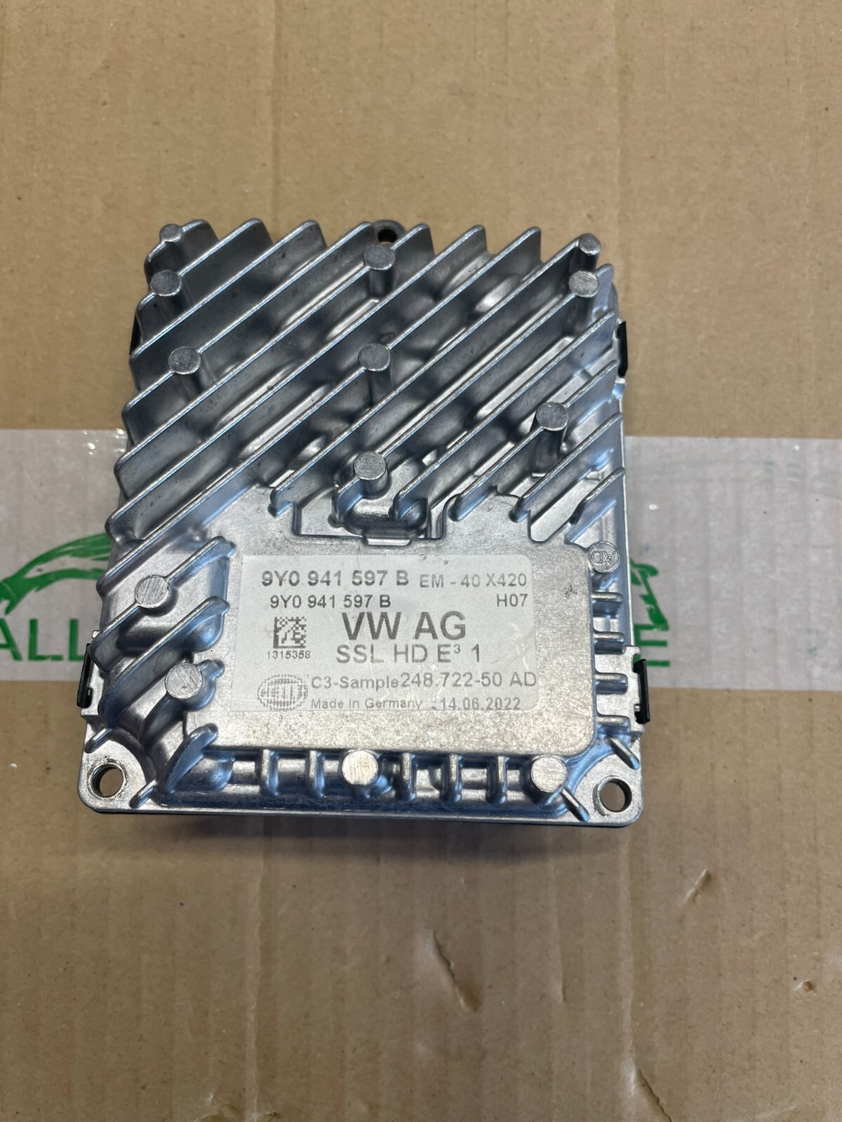 VW TIGUAN 2024 SCHEINWERFER STEUERGERÄT 9Y0941597B DEMONT VOM TEST WAGEN ORIG VW