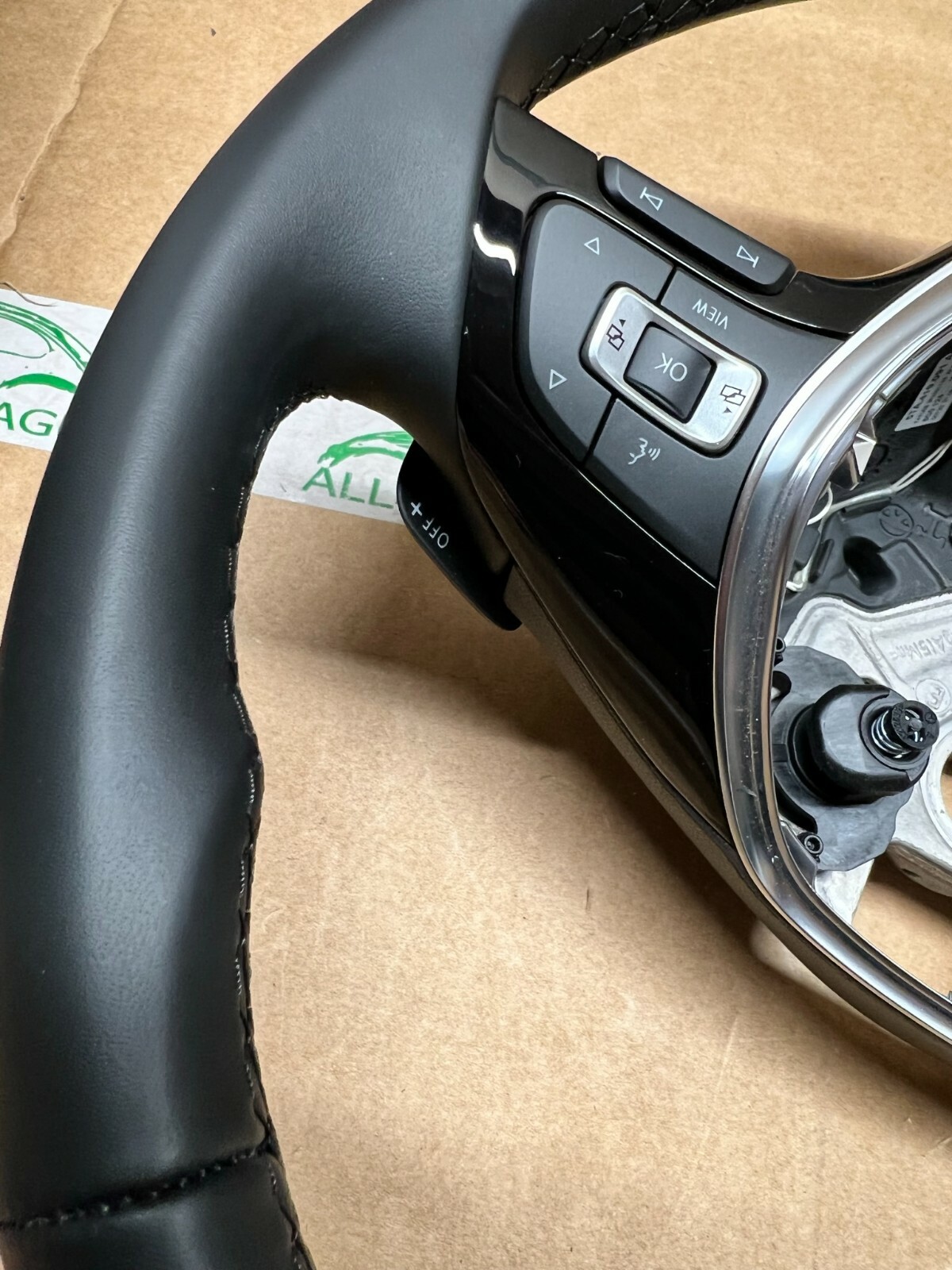 VW TIGUAN GOLF PASSAT SPORT LENKRAD LEDER BEHEIZBAR ZUSTAND 95km 5TA419091AQ ORG - Obrázek 10