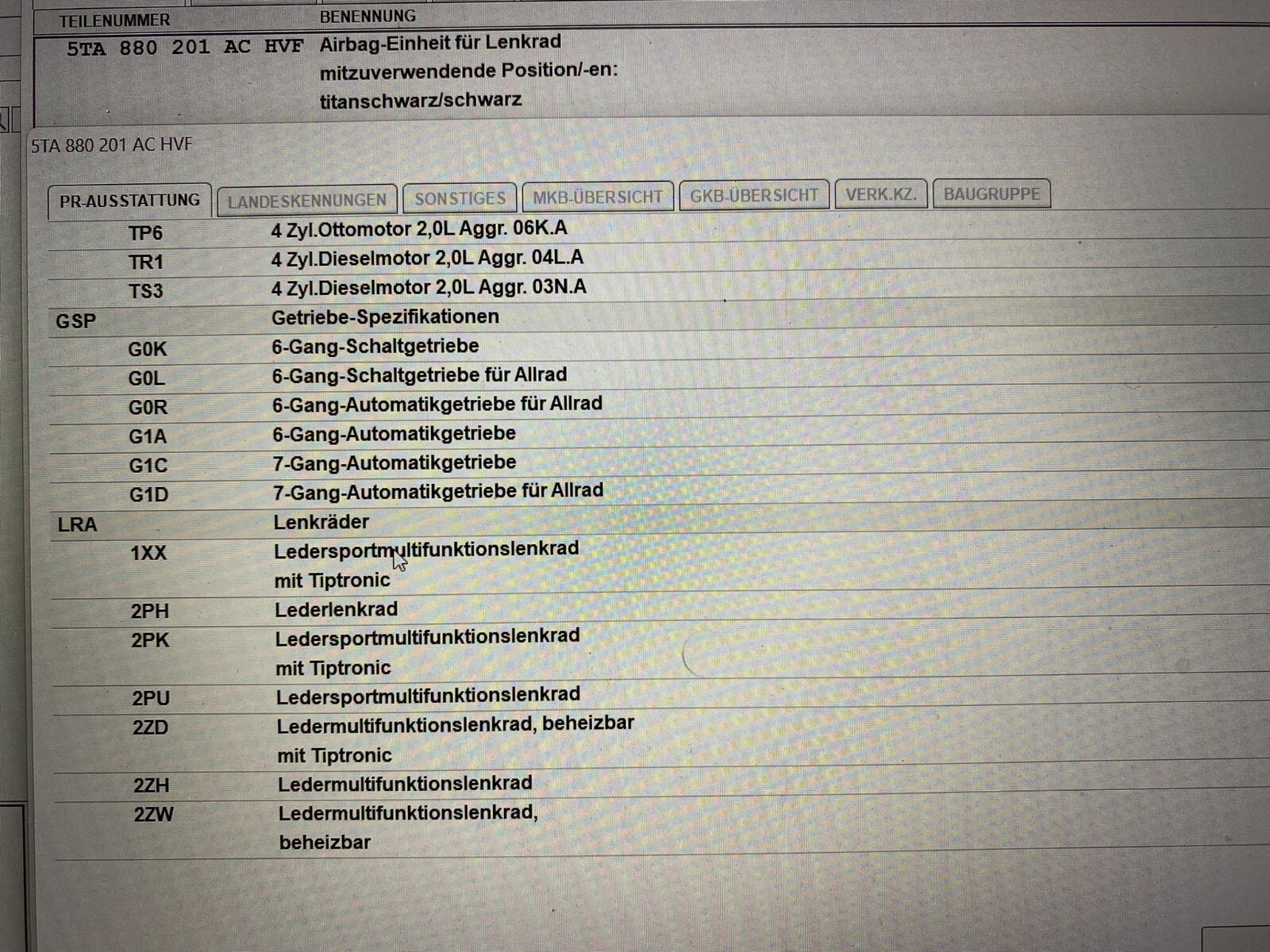 VW TIGUAN,CADDY,TOURAN,T-ROC A.I.R.B.A.G LENKRAD 5TA880201AC ORIGINAL NEU!! - Obrázek 9