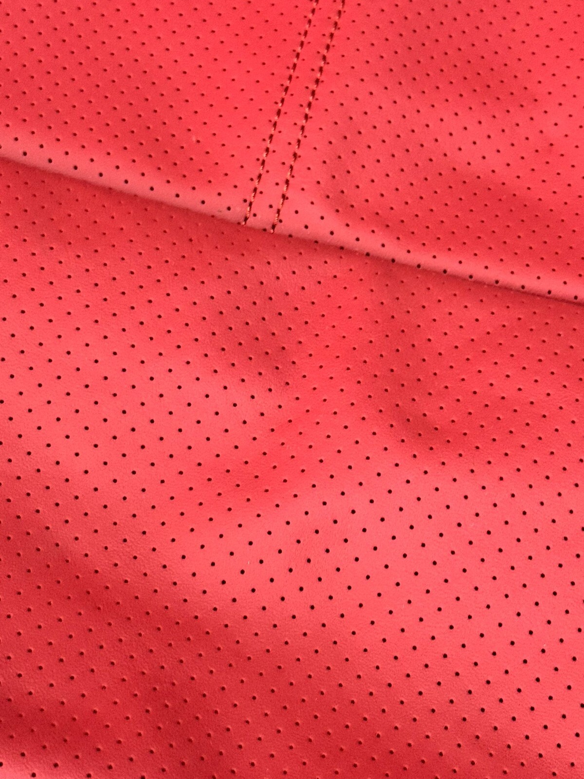 VW TOUAREG 7P SITZBEZUG ROT LEDER SPORT SITZ BETZUGEN SITZEN VORN ORIG.NEU TEIL - Obrázek 13