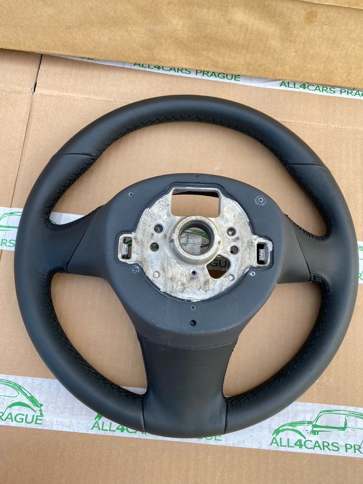 VW TOUAREG 7P SPORT LEDERLENKRAD 3 SPEICHEN MIT MFA 7P6419091D NGB ORIGINAL - Obrázek 11